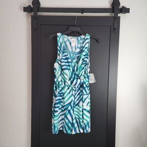 La Blanca Shorts Faux Wrap Jumpsuit Size Small NWT $114